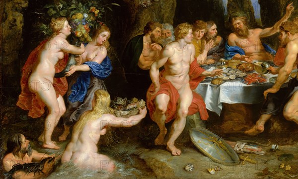 The Feast of Acheloüs, ca. 1615. Detail from a larger artwork.