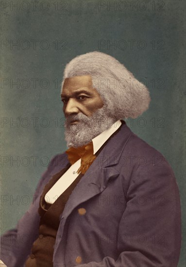 Frederick Douglass, ca. 1880. (Colorised black and white print).