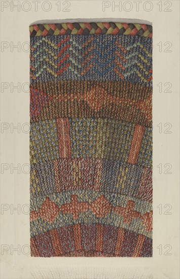 Knitted Rug, 1935/1942.