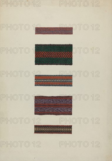 Shaker Rug Bindings, 1935/1942.