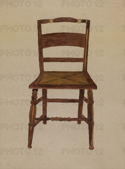 Chair, 1935/1942. (Similar to Hitchcock chair in image 15210)