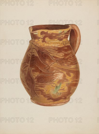 Pitcher, c. 1938.