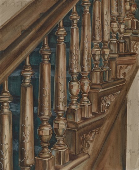 Stair Case, c. 1936.
