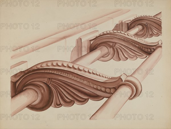 Ornamental Stair Rail, c. 1937.