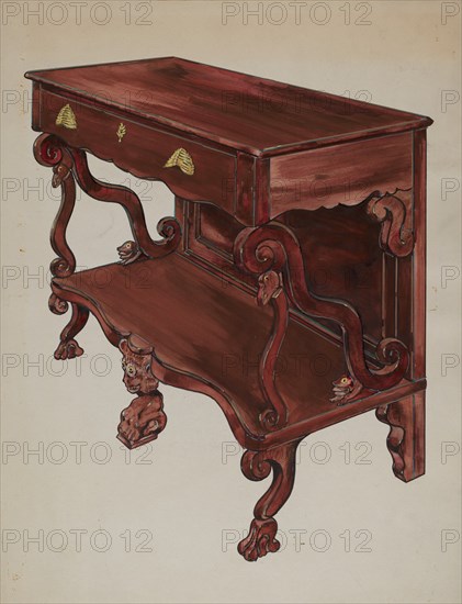 Table, c. 1936.