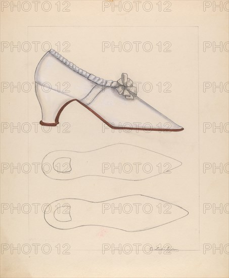 Woman's Shoe, c. 1937.