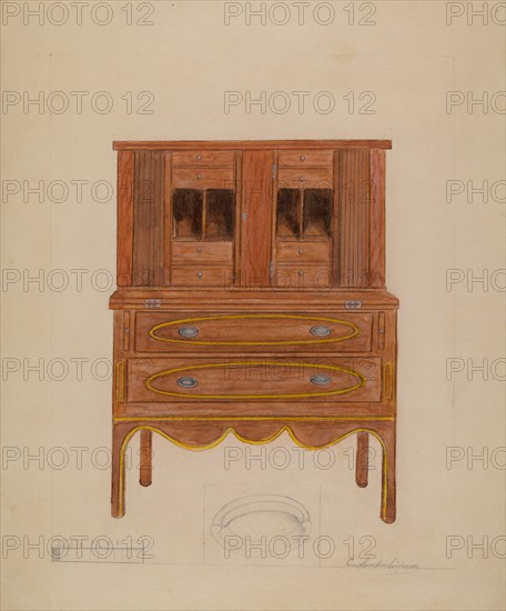 Writing Desk, 1935/1942.