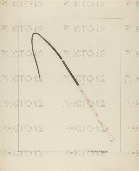 Carriage Whip, c. 1936.
