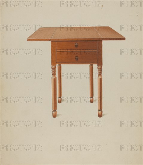 Shaker Table, c. 1938.