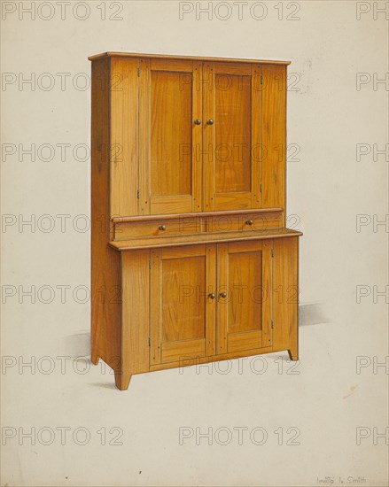 Shaker Cupboard, c. 1938.