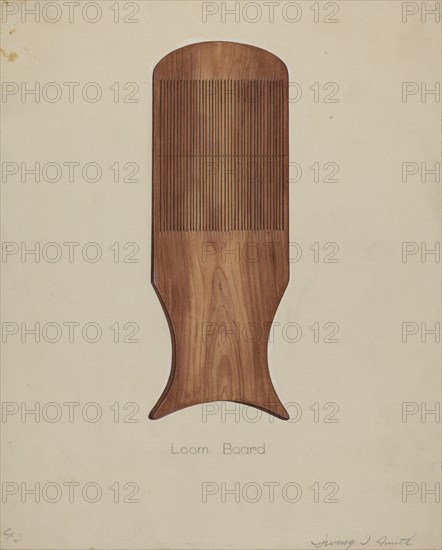 Shaker Tape Loom, 1935/1942. (Artist's note: Loom board).