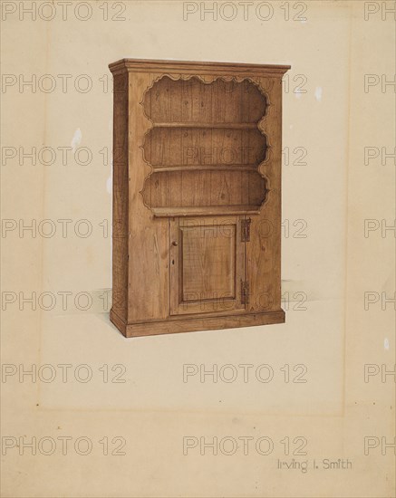 Dresser or Cupboard, 1936.