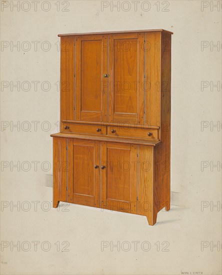 Shaker Cupboard, c. 1937.