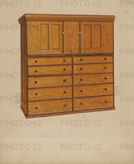 Shaker Cabinet, c. 1937.