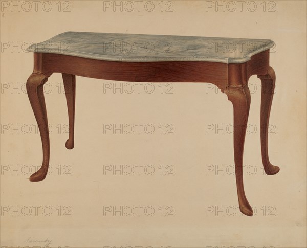 Sideboard Table, 1940.