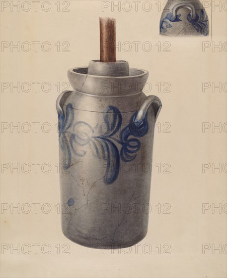 Butter Churn, c. 1937.