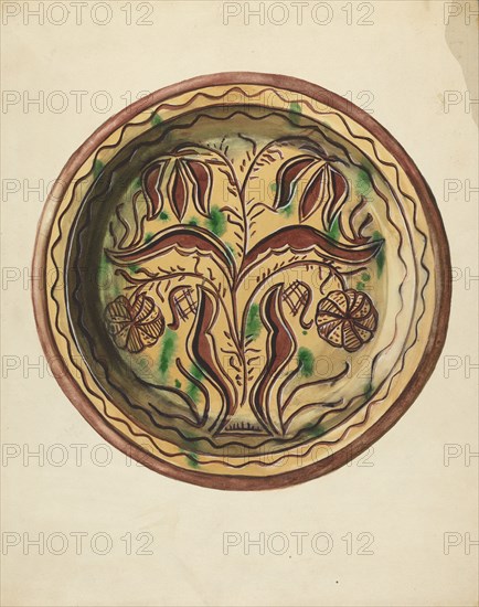 Plate, c. 1953.