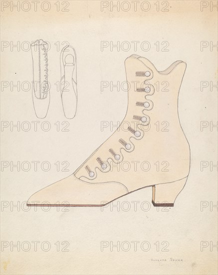 Woman's Shoe, c. 1936.