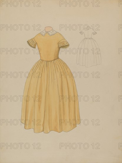 Child's Dress & Collar, c. 1936.