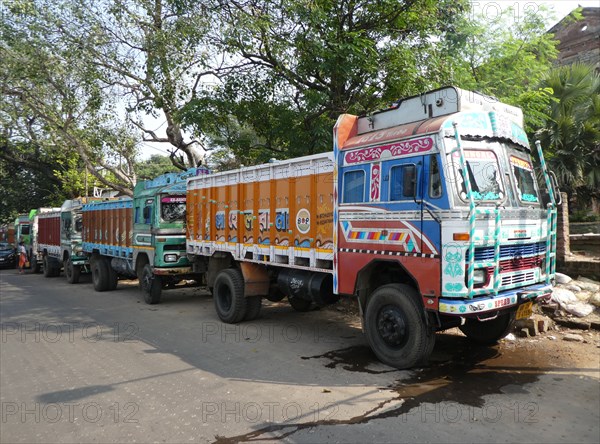 TATA trucks in India, 2019.