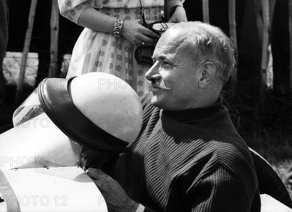 British racing driver John Bolster at Oulton Park, Cheshire 1961. Creator: Unknown.