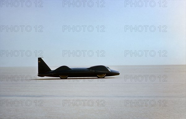 Bluebird CN7 World Land Speed Record attempt, Lake Eyre, Australia, 1964. Creator: Unknown.