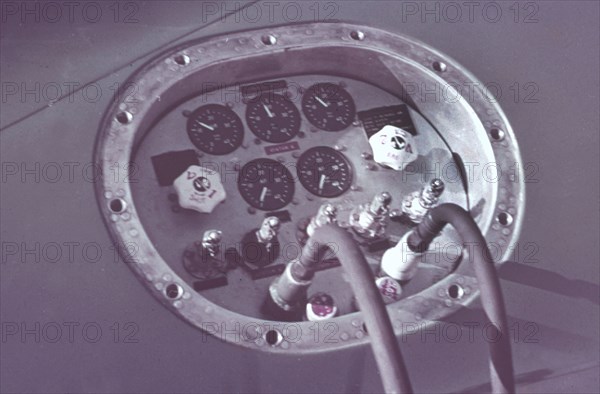 Bluebird CN7 instrumentation panel, 1964. Creator: Unknown.