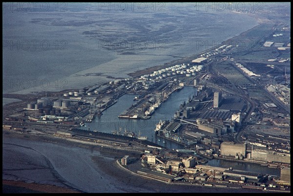 The Royal Edward Dock, Avonmouth, Bristol, 1971. Creator: Jim Hancock.