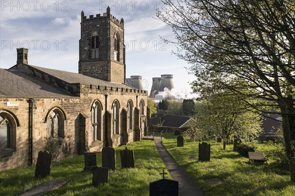 St Edward's Church, Brotherton, North Yorkshire, 2018. Creator: Steven Baker.