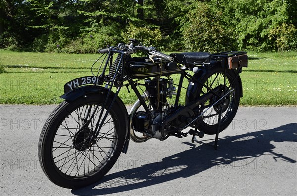 1927 AJS Big Port motorcycle. Creator: Unknown.