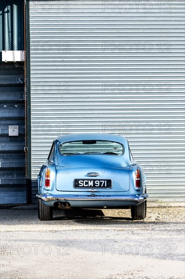 Rear view of a 1961 Aston Martin DB4 GT SWB lightweight. Creator: Unknown.