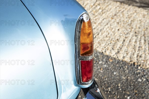 Right tail lights of a 1961 Aston Martin DB4 GT SWB lightweight. Creator: Unknown.