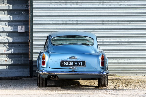 Rear view of a 1961 Aston Martin DB4 GT SWB lightweight. Creator: Unknown.