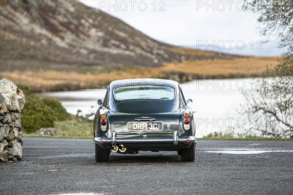 Rear view of a 1965 Aston Martin DB5. Creator: Unknown.