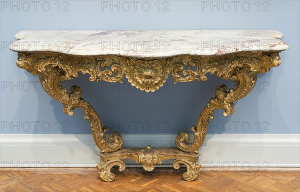 Console Table, France, c. 1735. Creator: François Roumier.