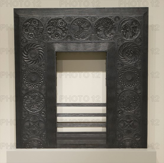 Fireplace Surround, Norwich, c. 1875. Creators: Thomas Jeckyll, Barnard, Bishop & Barnards.