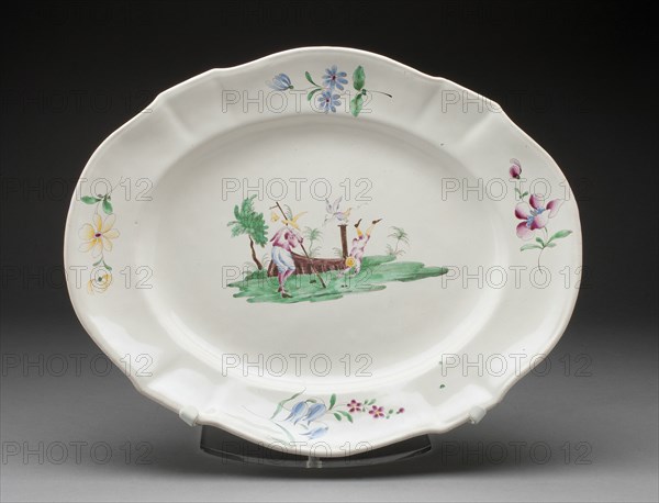 Platter, Strasbourg, c. 1770. Creator: Joseph Hannong.