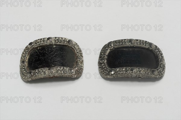 Pair of Shoe Buckles, England, Last quarter 18th century. Creator: Unknown.