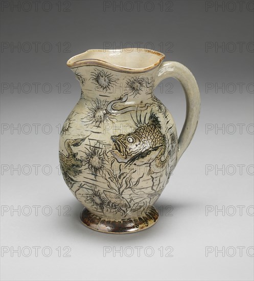 Jug, England, 1890. Creator: Martin Brothers Pottery.