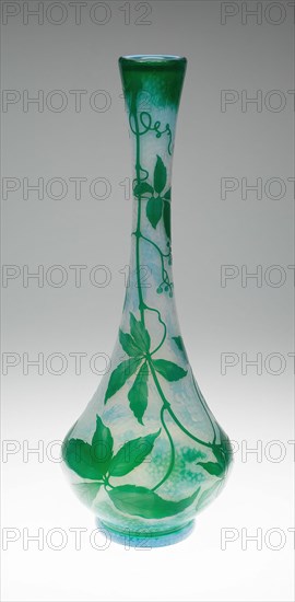 Vase, France, c. 1895/1900. Creator: Daum Frères, Nancy.
