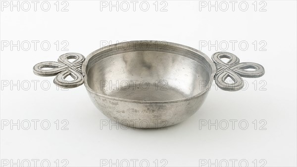 Double Ribbon-Handled Porringer, Netherlands, probably 1786. Creator: Unknown.