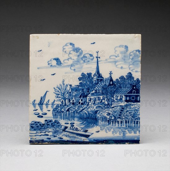 Tile, Netherlands, 17th/18th century. Creator: Unknown.