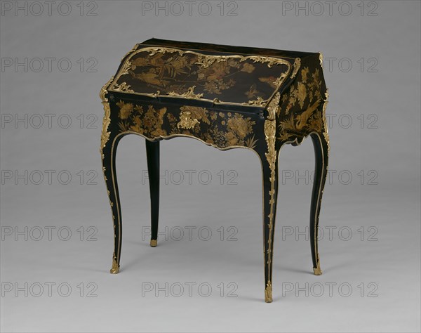 Slant-Front Desk, France, 1745/49. Creator: Jacques Dubois.