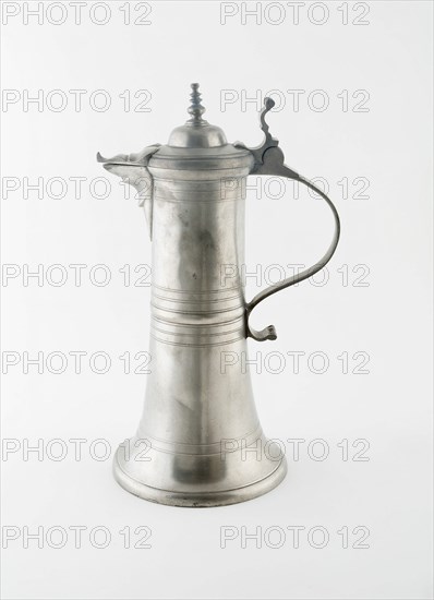 Covered Flagon with Spout, Zürich, 1750/1800. Creator: Andreas Wirz.