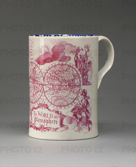 Tankard, Bristol, c. 1780. Creator: Unknown.