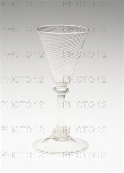 Wine Glass, Europe, 1700/50. Creator: Unknown.