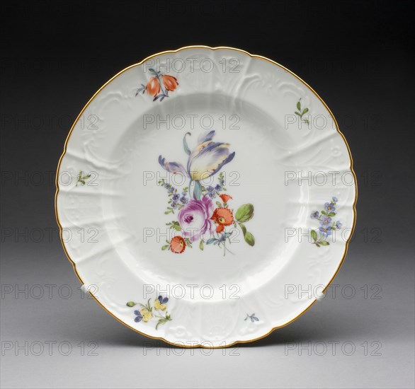 Plate, Saint Petersburg, 1796/1801. Creator: Russian Imperial Porcelain Factory.
