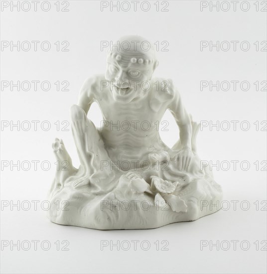 Seated Figure, Saint-Cloud, 1725/30. Creator: Saint-Cloud Porcelain Manufactory.