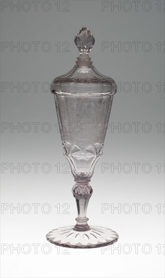 Goblet with Cover, Silesia, c. 1750. Creator: Christopher Gottfried Schneider.