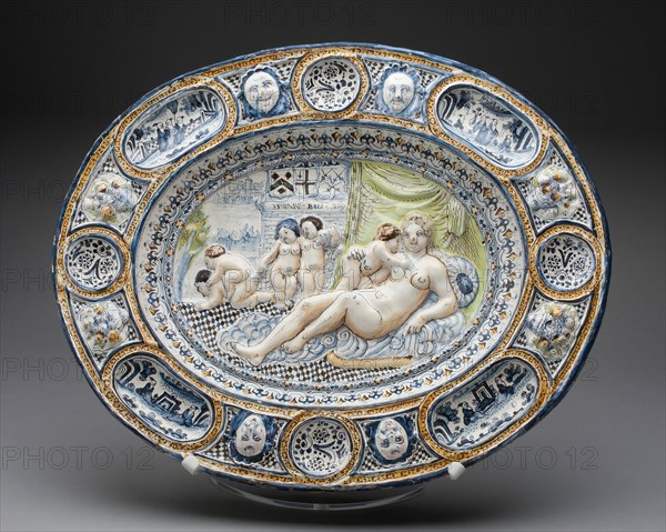 Fecundity Platter, Southwark, 1675/80. Creator: Unknown.